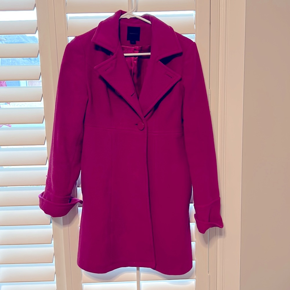 Small Express women’s Pink Peacoat.